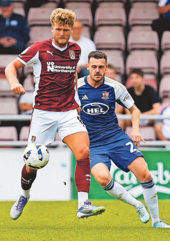 Caldwell rues slow start as Grecians go down to Cobblers