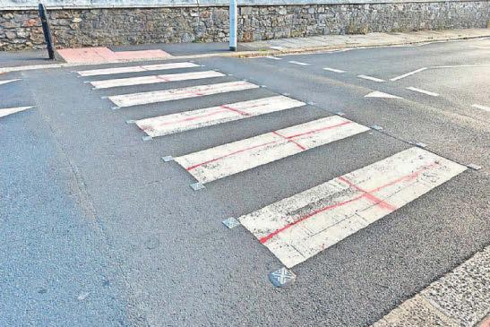 Warning as road markings turned into England flags