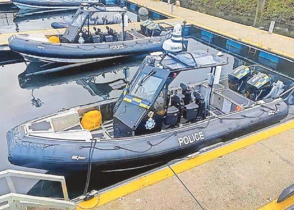 New intercept boats mark 'significant upgrade' for MoD marine police unit
