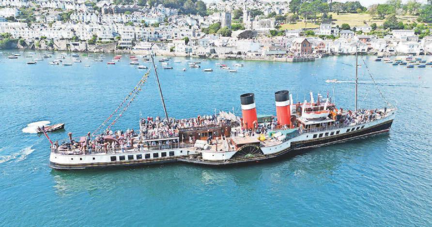 Paddle steamer forced to 'take long way' round UK
