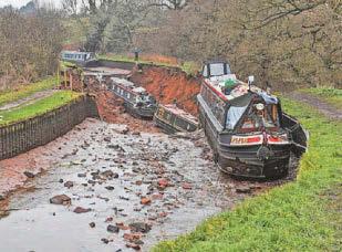 Canal boat users rescued after 'major incident' sinkhole appears
