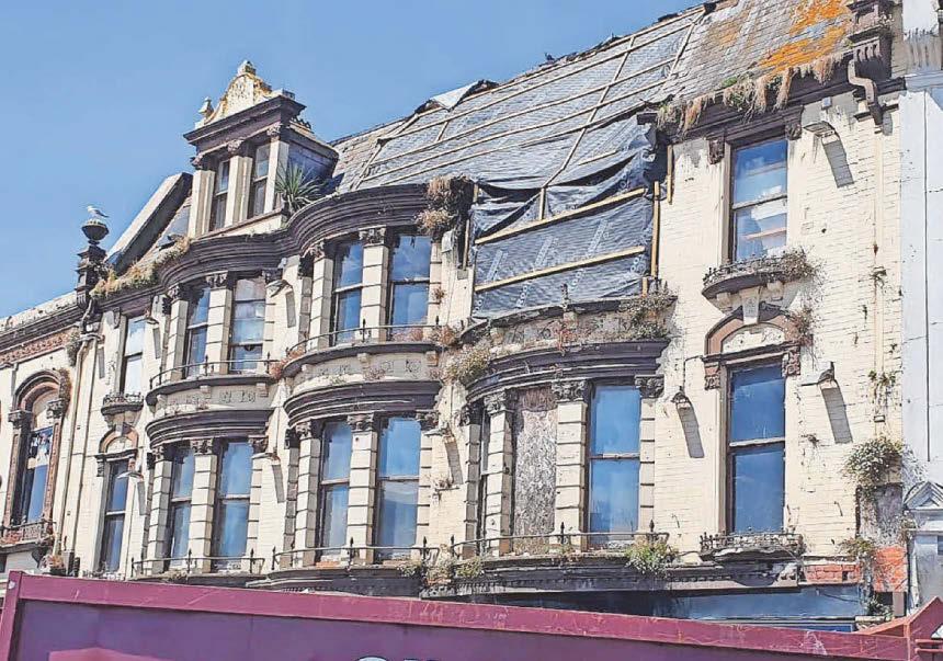 Demolition is approved for unsafe buildings in town centre