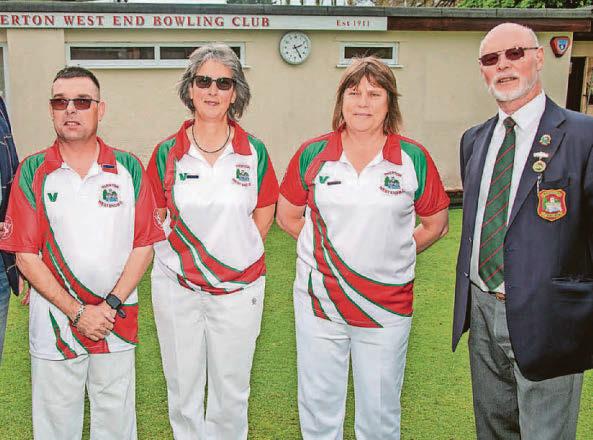 New bench unveiled at bowls club honours much-loved former player