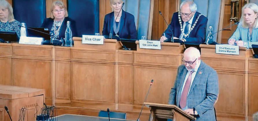 Poems and praise in tribute to late councillor