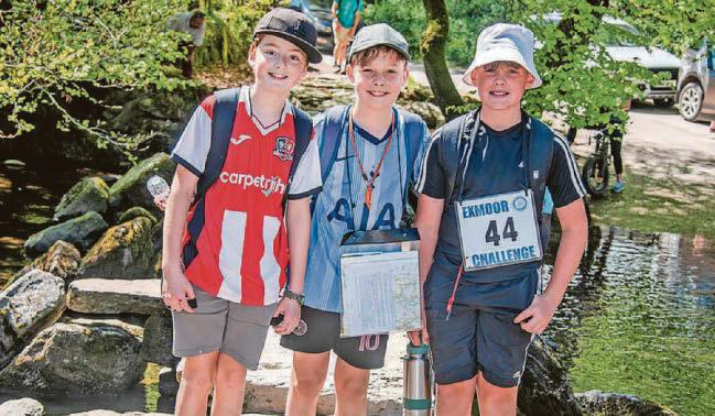 Hundreds of youngsters braved wild Exmoor to conquer 16-mile challenge