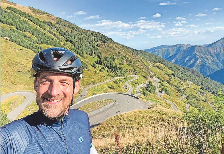 Paul set for gruelling bike ride to thank the charity that helped him