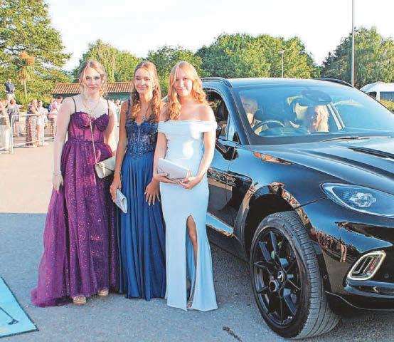 Students arrive in style to mark final school day