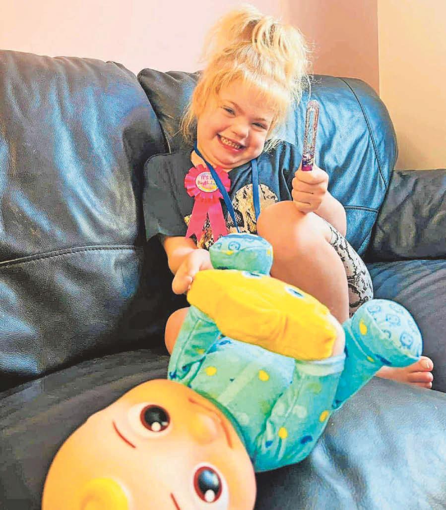 Mum faces up to future after daughter diagnosed with ‘childhood Alzheimer’s’