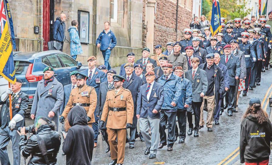 Time for reflection as Remembrance Sunday parades honoured the fallen