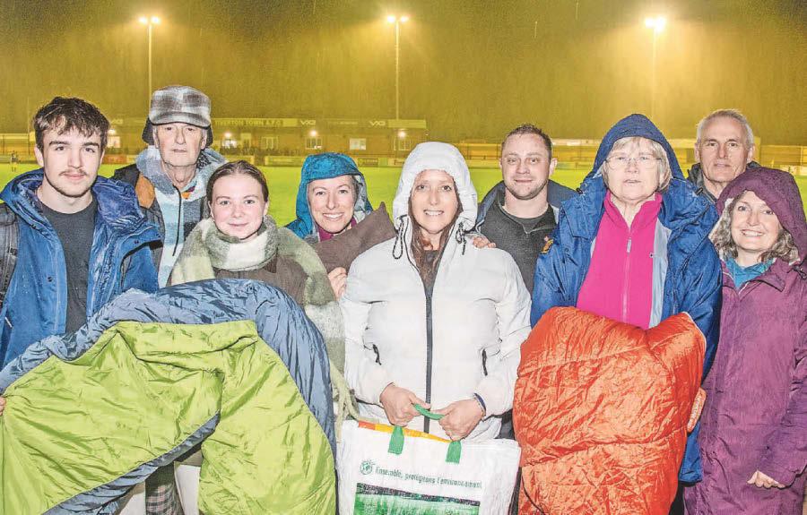Sleep out nets £4,000 for homelessness