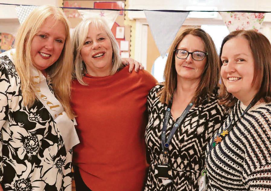 Emotional farewell at two schools for respected teacher