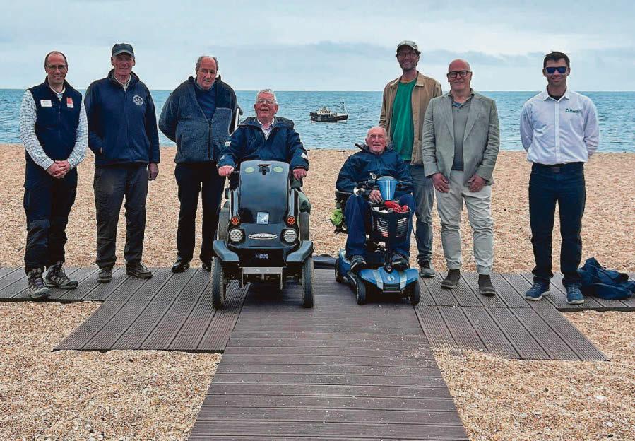 Easier beach access for disabled visitors on new boardwalk