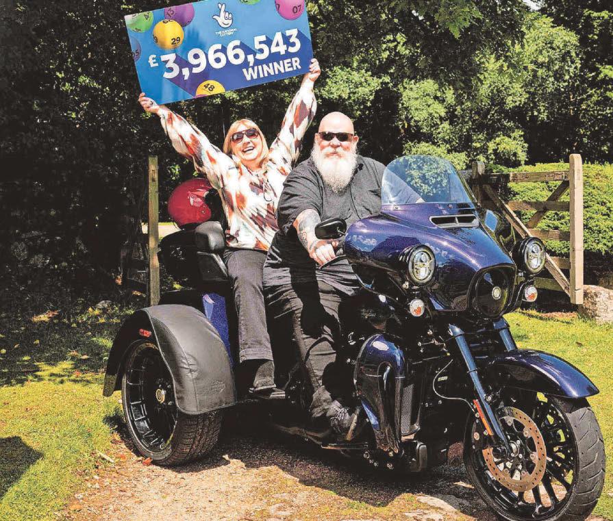 Couple quit jobs after £4m Lotto win and vow to 'slow down and enjoy life'