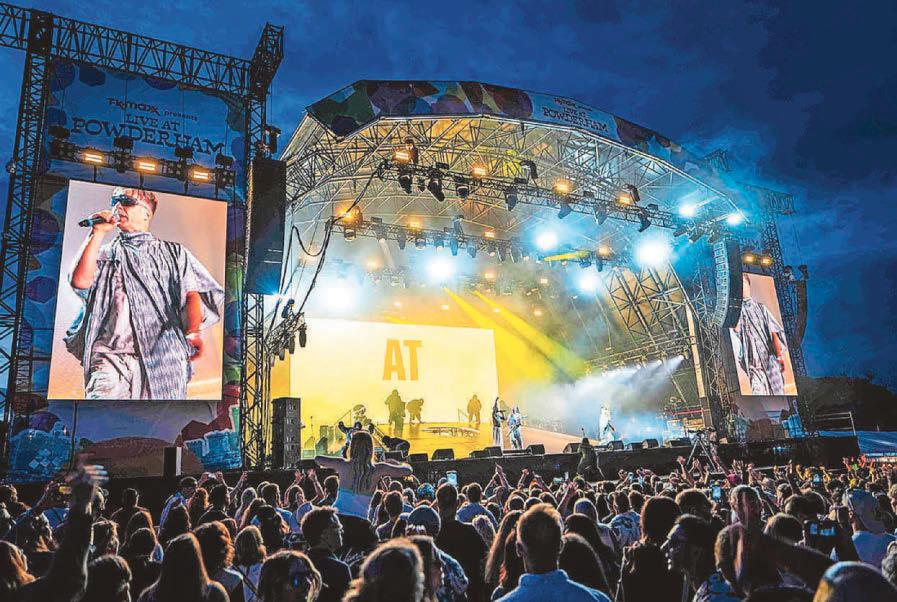 Two-day Powderham music festival proves to be a hit with fans