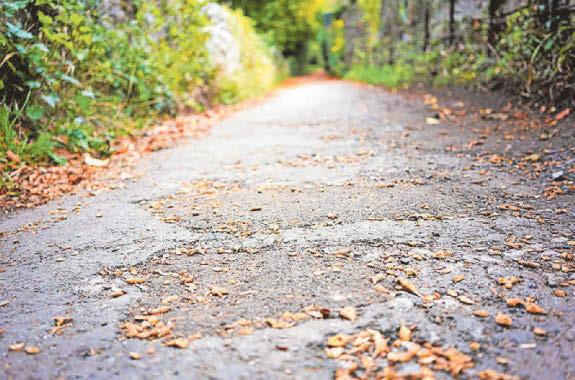 Potholes vanish, as if by magic