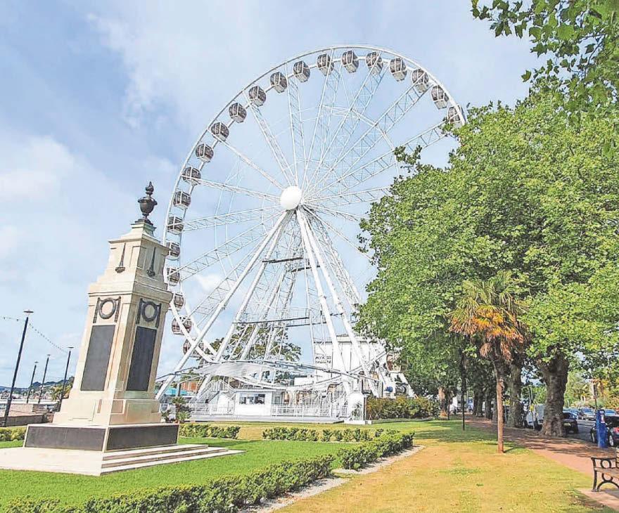 Bay misses out on sea front wheel as another makes short visit nearby