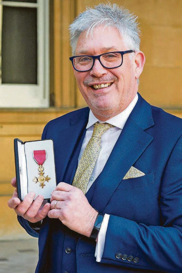 Schools chief is honoured for helping pupils flourish