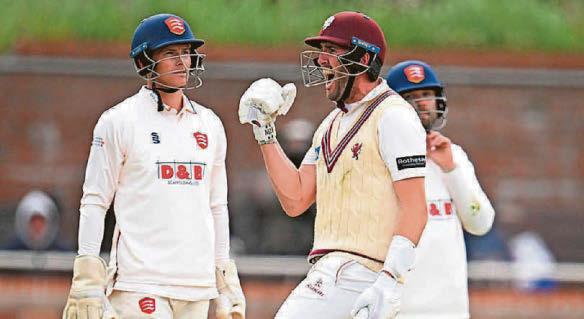 Rew century helps Somerset to first win