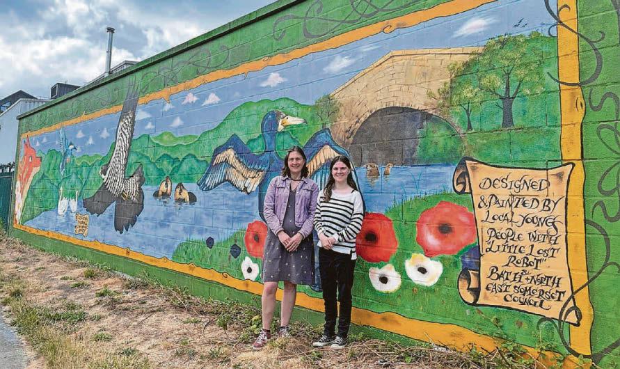 River path art goes with the flow