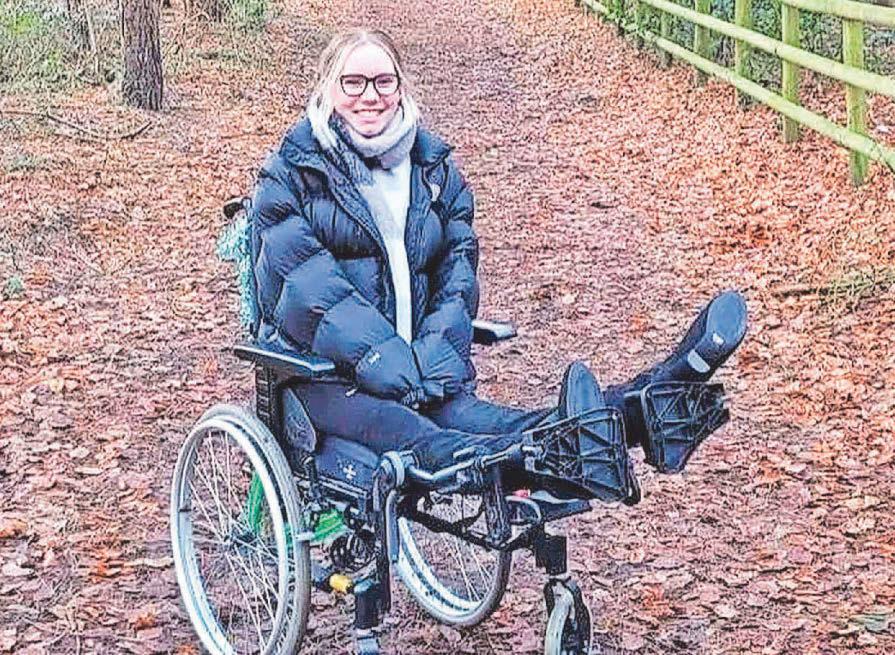 Brave Megan still fighting despite crippling disorder