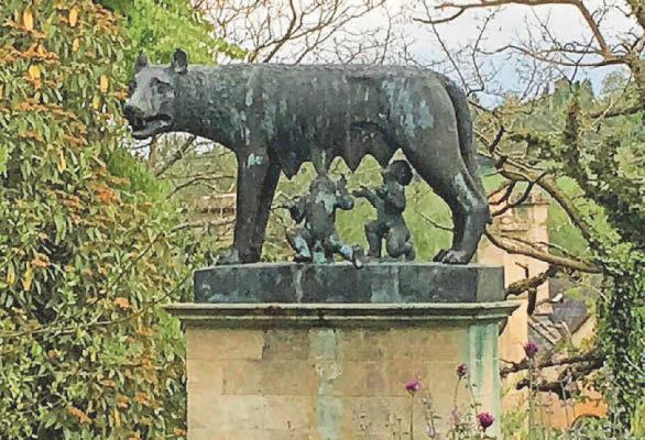 Two arrests after statues stolen from rural manor