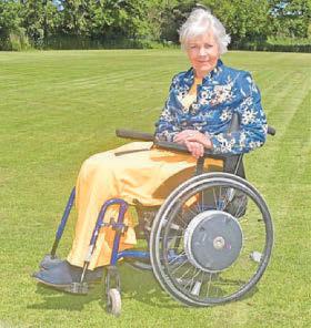 Annie's ready for fundraising pilgrimage