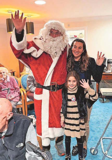 Santa delivers festive joy