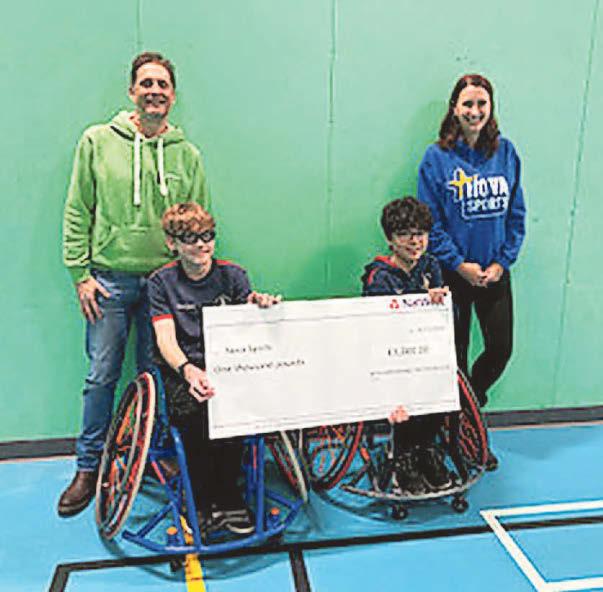 Triathletes double target to help fund disability sports