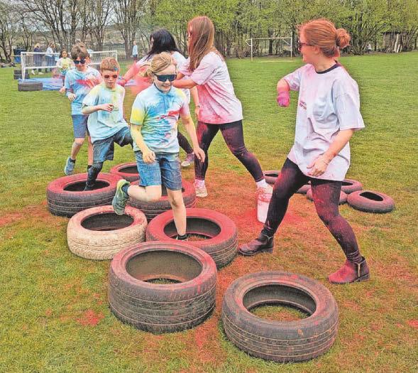Colour run event brings a smile to faces of all ages