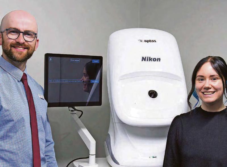 Opticians looking good after big refurbishment