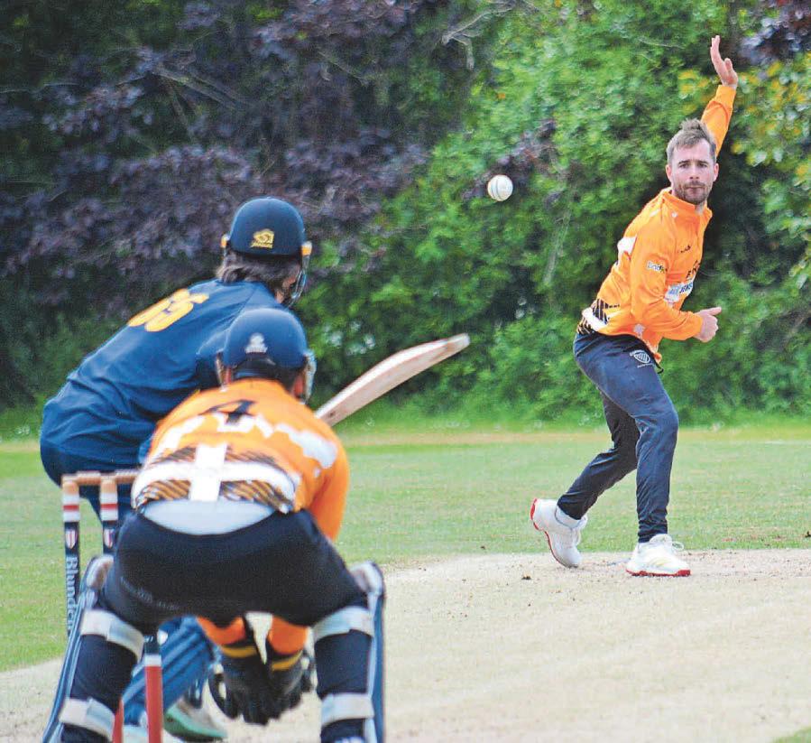 Three teams share top of the table as visiting clubs enjoy soggy day