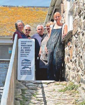 Print workshop to welcome visitors during festival