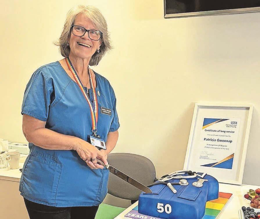 Celebrations for local nurse who has devoted 50 years to working for NHS