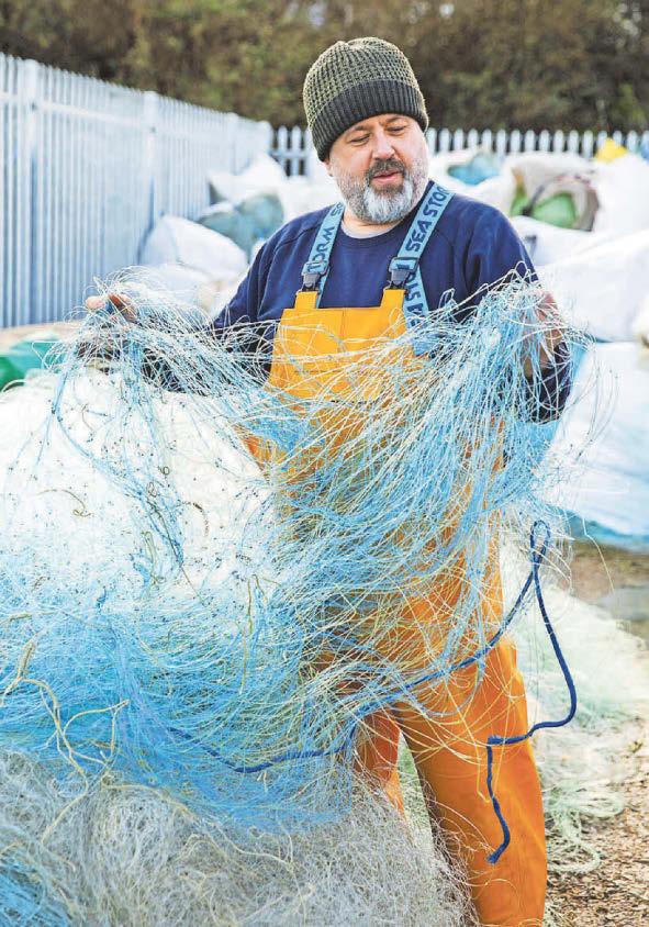 Cornishman recycles used fishing nets to stop land and sea pollution