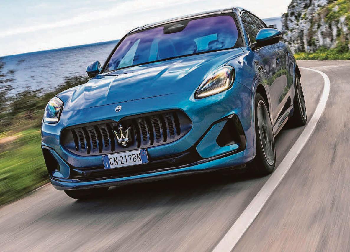 Maserati Grecale Folgore SUV combines electric tech with famous Italian style