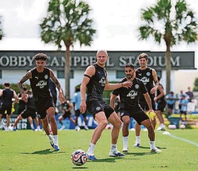 PEP: AFTER KICK-OFF IN AMERICA I'LL SEE WHAT STATE WE'RE INI
