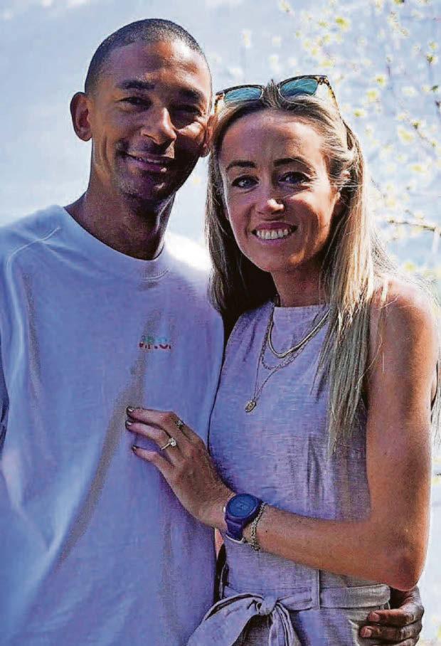 Athlete stunned by comments after she posted engagement pic online