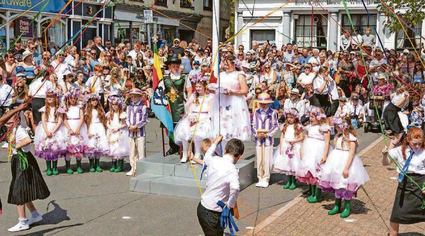 Dancing in the streets for packed May Fair traditions