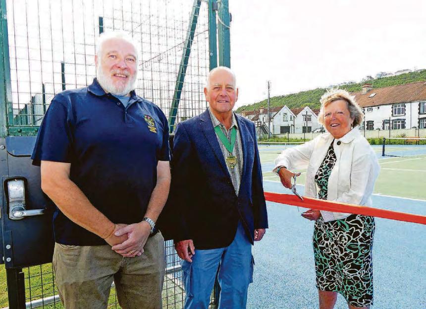 Double celebration as revamped courts are opened