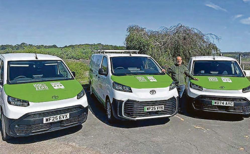 Fleet of electric vans to help cut carbon
