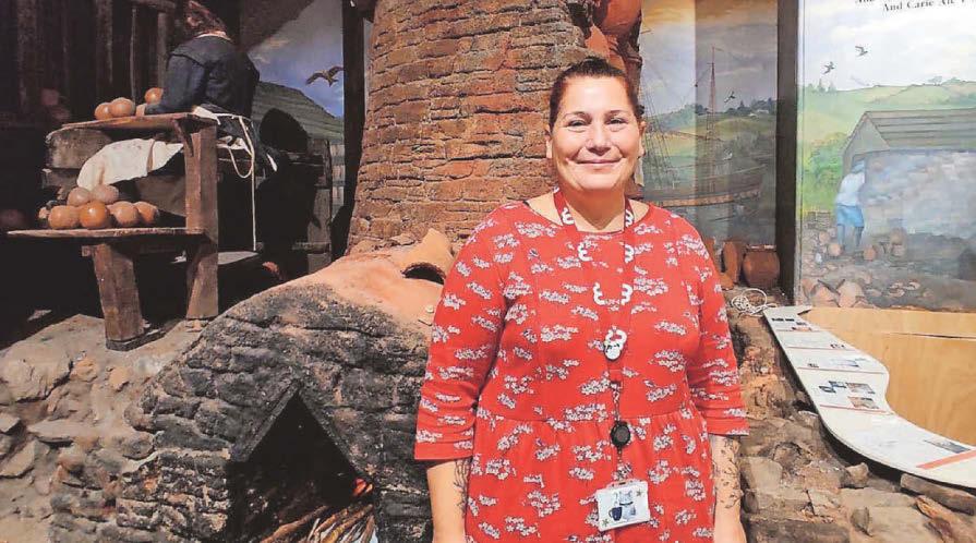 Archaeologist and team bringing historic finds to life