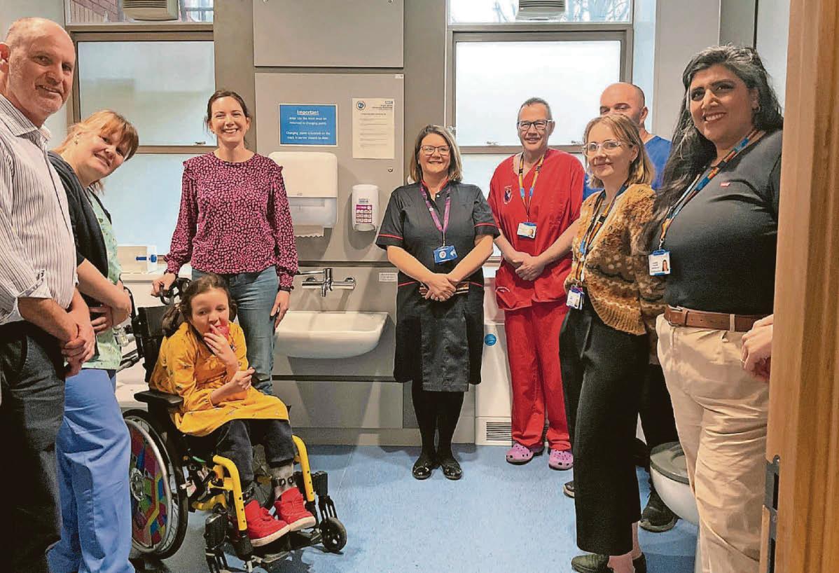 Disabled girl's story sees RD&E open Changing Places facility at hospital