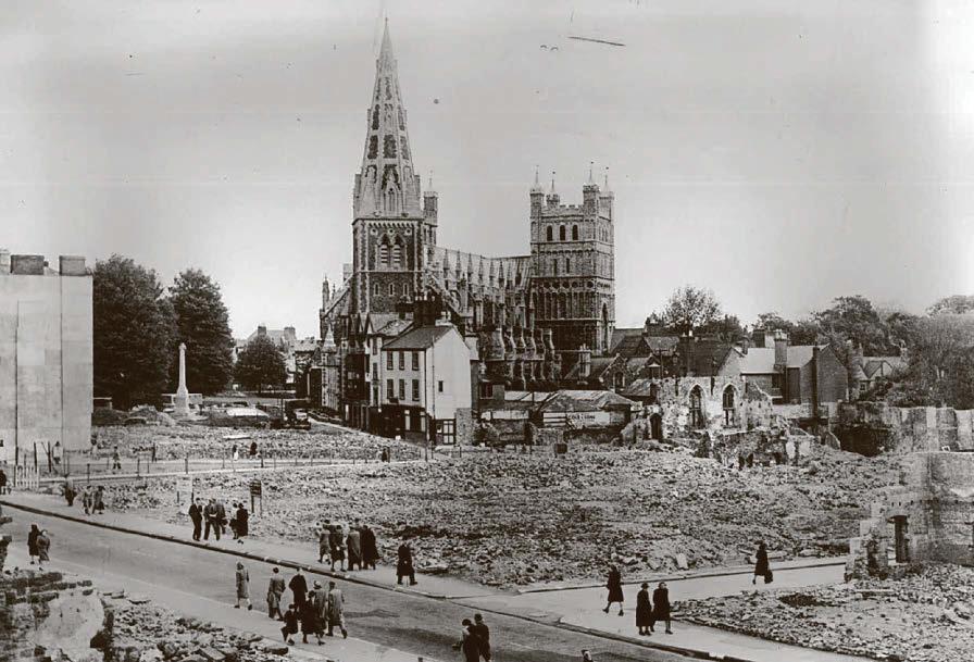 Tours and talk remember impact of war on city, with focus on 1942 Blitz