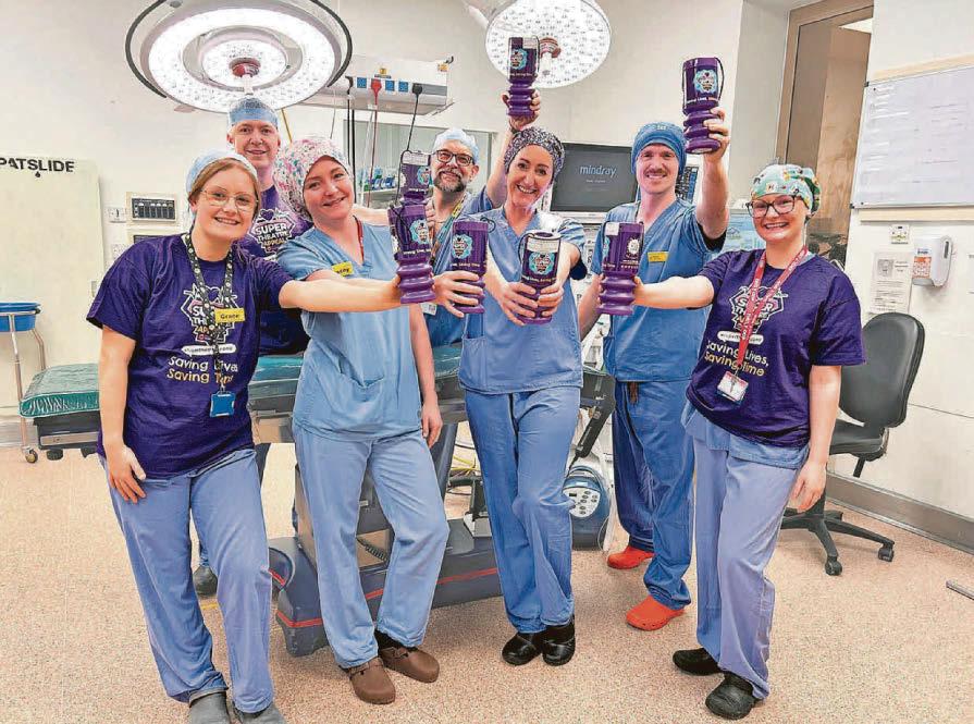 Hospital staff do their bit to raise money for appeal