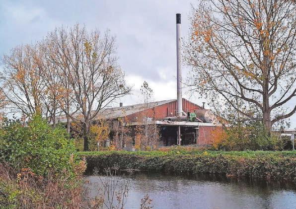Factory being demolished is leaving a foul reminder