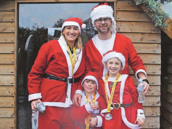 Santas take over city centre and raise charity cash