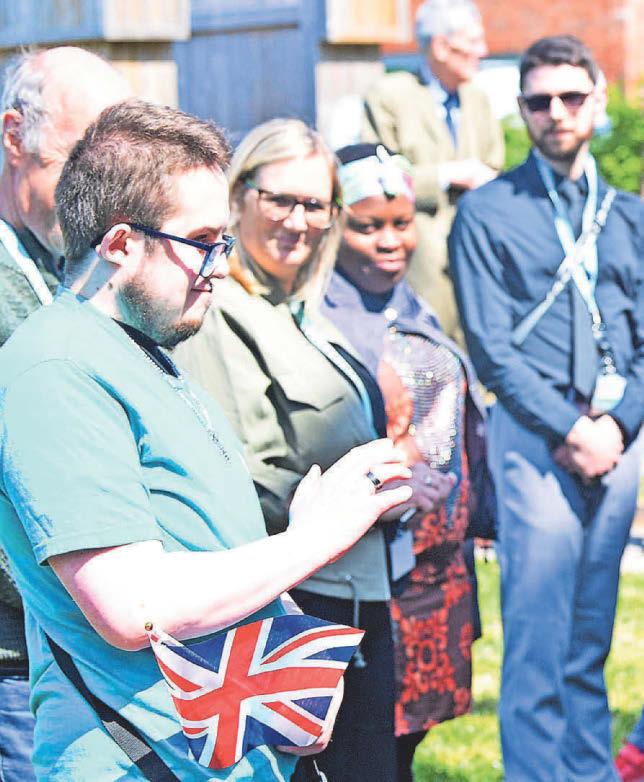 Warm welcome for Princess on visit to school and university