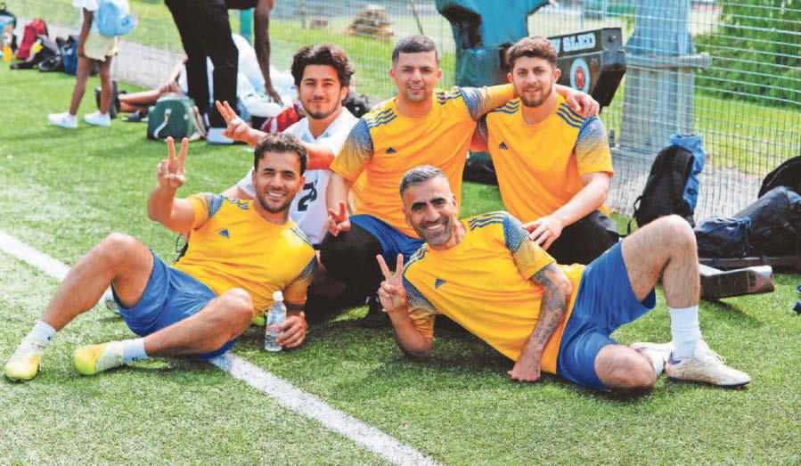 Players from across the globe united by football