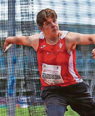 International debut William puts in fine throws in first Wales match