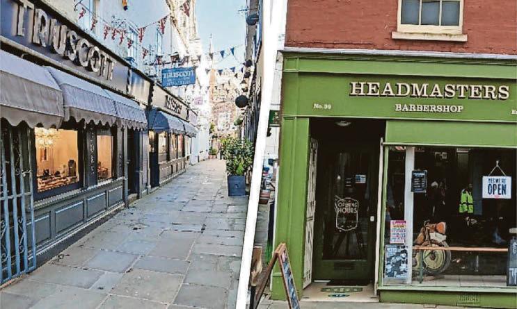 Heritage reflection Guidance could be created on shops' appearance